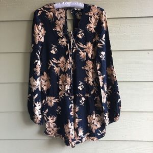 Long Sleeve Cotton Romper